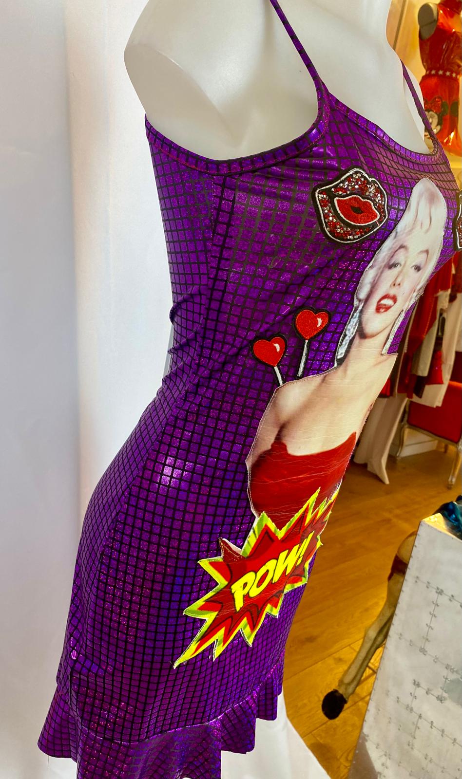 Kleid "Marilyn Disco Kleid POW!" – Bild 3